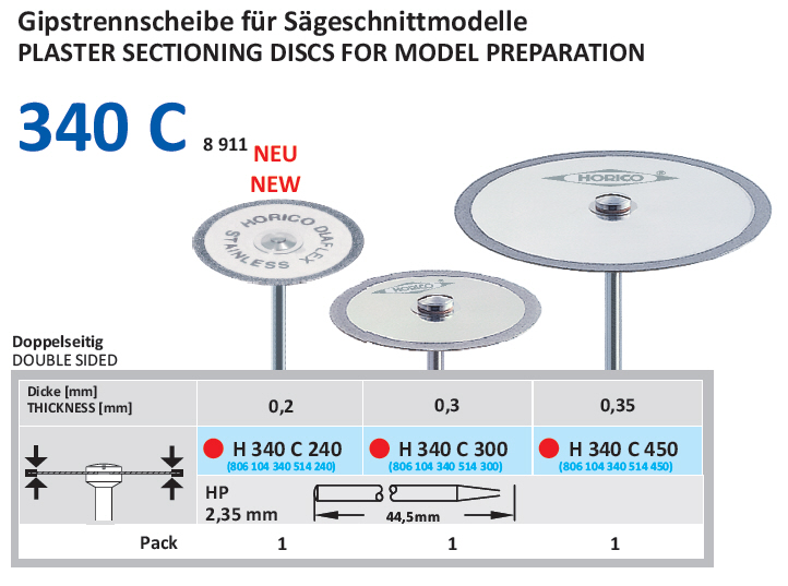 Dijamant šajbna obostrana - Horico