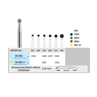 Dijamantski boreri za kolenjak HORICO