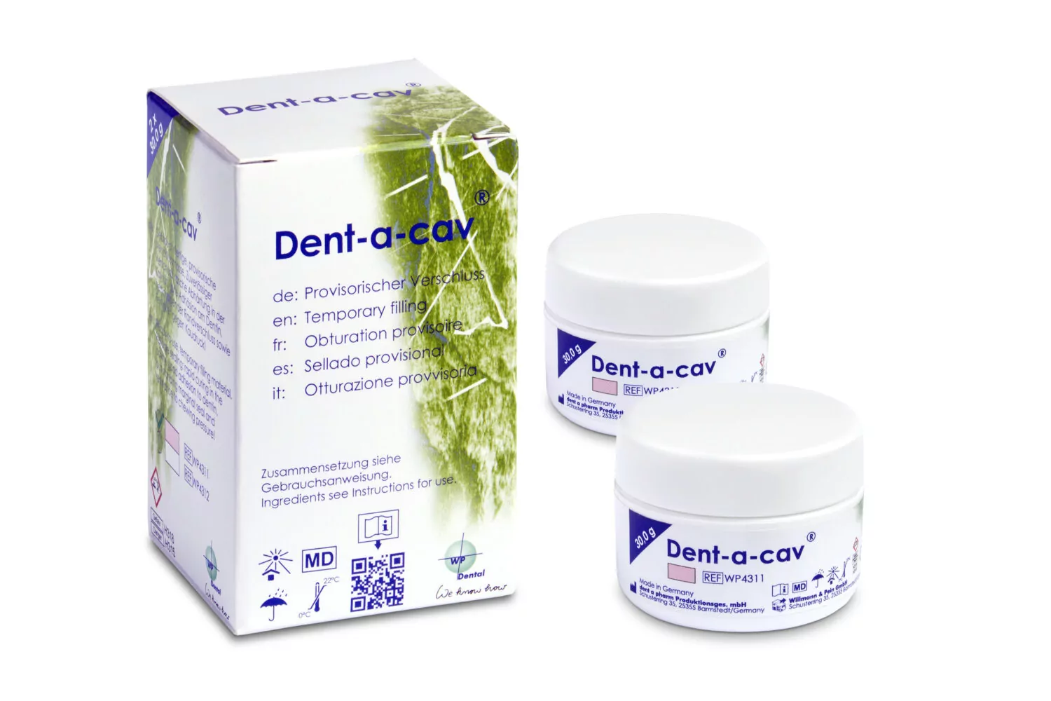 WP-Dental Dent-a-cav 30g - Privremeni ispun - rozi