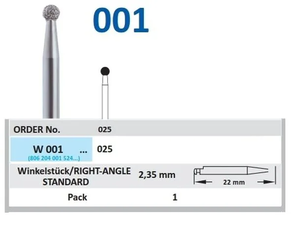 Dijamantski boreri za kolenjak HORICO