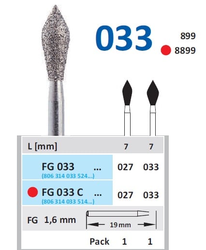 Dijamantski borer za turbinu TORPEDO - Horico