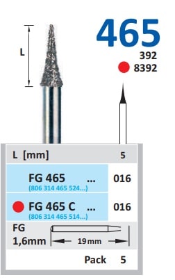 Dijamantski borer za turbinu JELKA - Horico - 016, normal - plavi