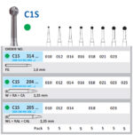 Karbidni borer za kolenjak OKRUGLI - Horico - Image 2